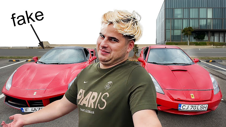 îmi cumpăr încă un Ferrari dar e fake