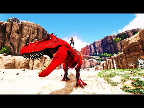 Alpha T-Rex Taming and All Its Features ARK English