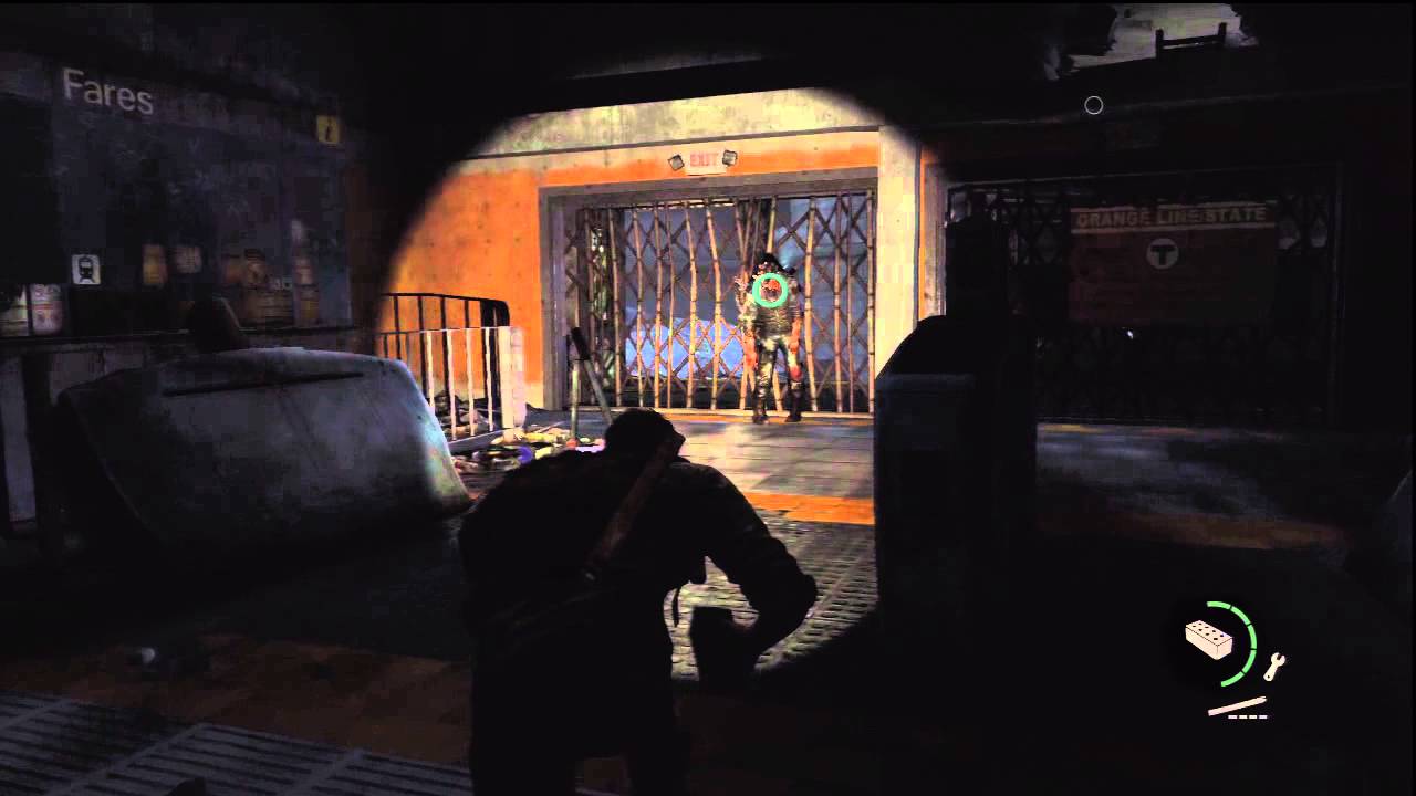 The Last of Us - Clicker Stealth Gameplay - YouTube