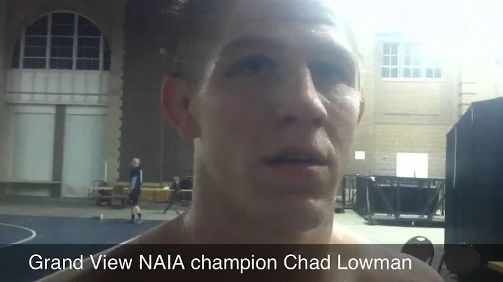Grand View national champion Chad Lowman