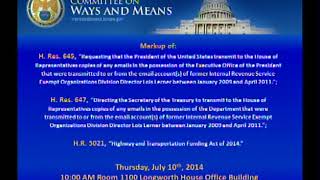 W&M Hearing: Jul 10, 2014