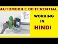 Automobile Differential Working in Hindi