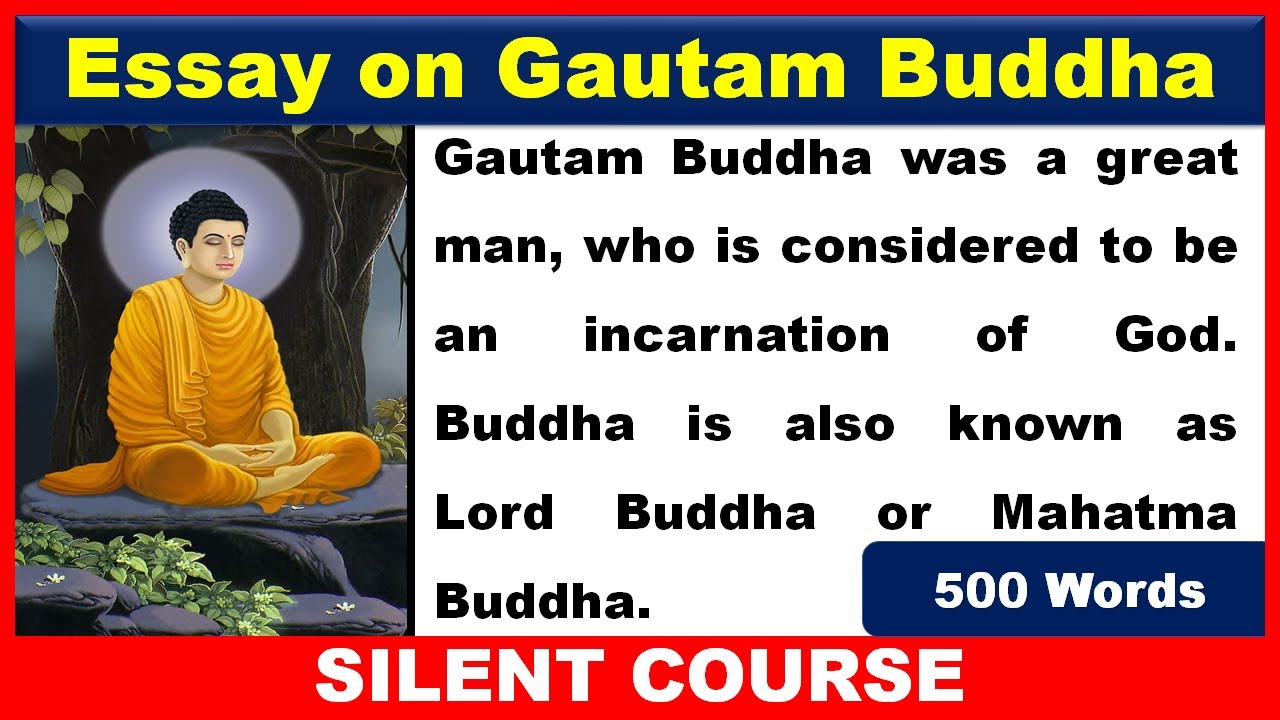 essay on gautam buddha