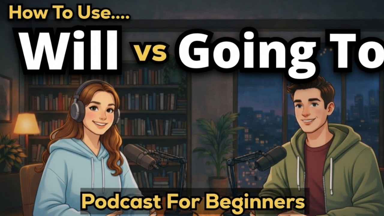 How to Use “Will” vs “Going To” In English | Real Life English | Podcast for Beginners