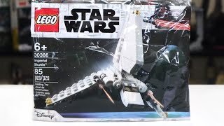 LEGO Star Wars 30388 IMPERIAL SHUTTLE Polybag Review (2021)