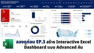 ลองดูก่อน EP.3 [Part 1] | สร้าง Interactive Excel Dashboard แบบ Advanced กัน