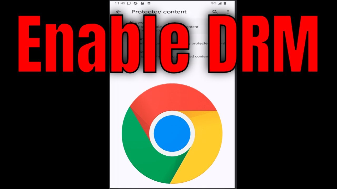 How To Enable DRM on Google Chrome Mobile App [iPhone/Android] - YouTube