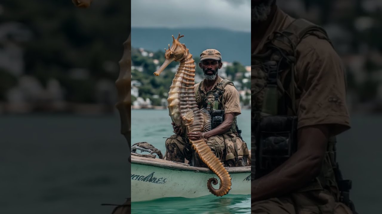  CAUGHT ON CAMERA Giant Seahorse Giantseahorse Marinelife