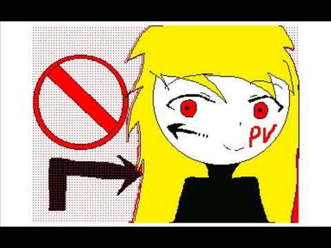 【うごメモ】棒人間PV 右に曲ガール