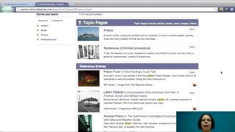CREDO Reference Basic Search