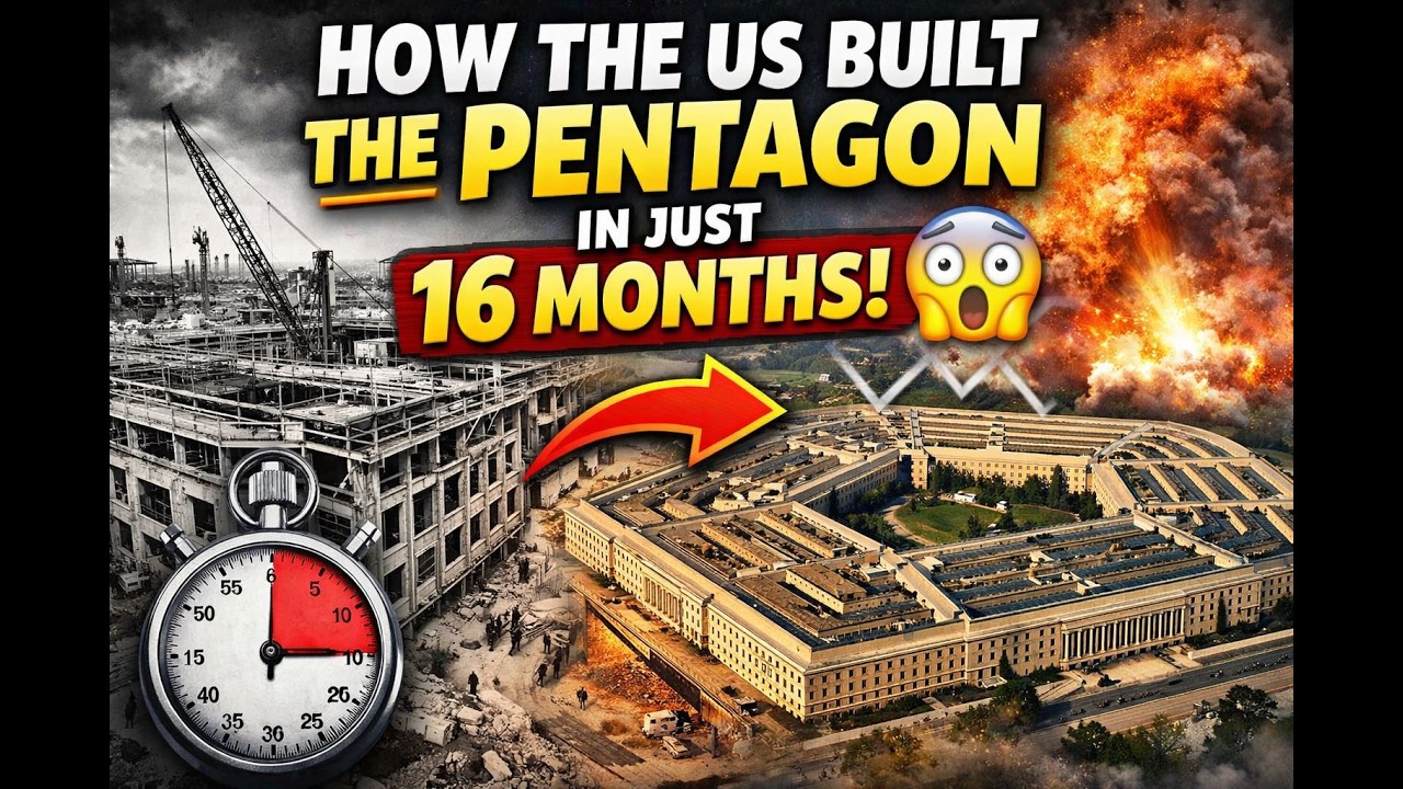 How the US Built the Pentagon in Just 16 Months 😳#nextgenmanufacturing ...