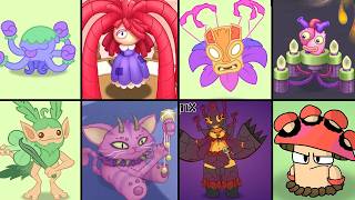 ALL Monsters Fanmade by Roggepoch vs MantisGirl vs Nova / MSM | My Singing Monsters