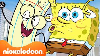 SpongeBob | 1 Jam Momen Kocak dari SpongeBob & Rock Paper Scissors 😆 | Nickelodeon Bahasa