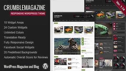 Crumble - Responsive Wordpress Magazine / Blog | Themeforest Website Templates and Themes