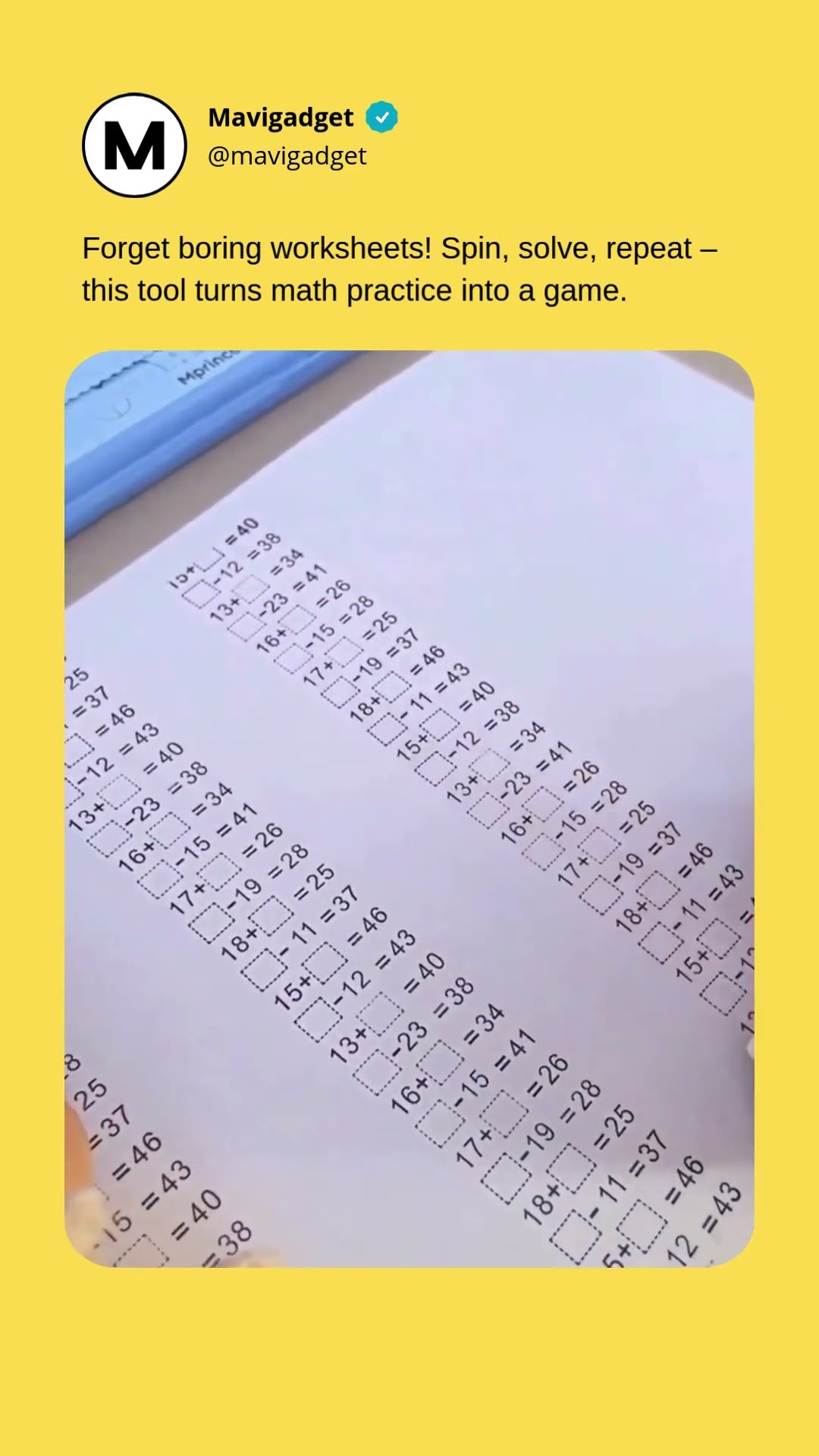 Math Practice Question Maker Roller ✅ Product Link in Bio ( # 2021 )