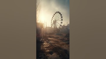 Destroyed theme park...  #shorts #ai #aiart #midjourney #funny