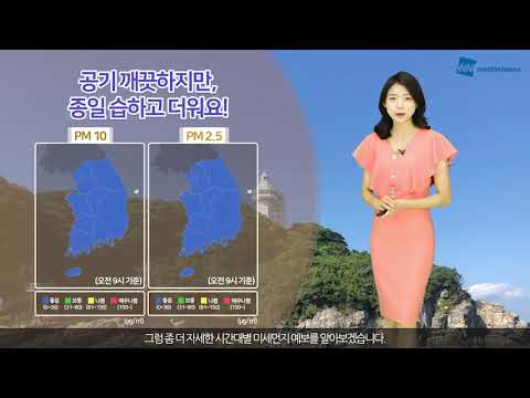 [웨더뉴스] 오늘의 미세먼지 예보 (7월 29일 09시 기준)
