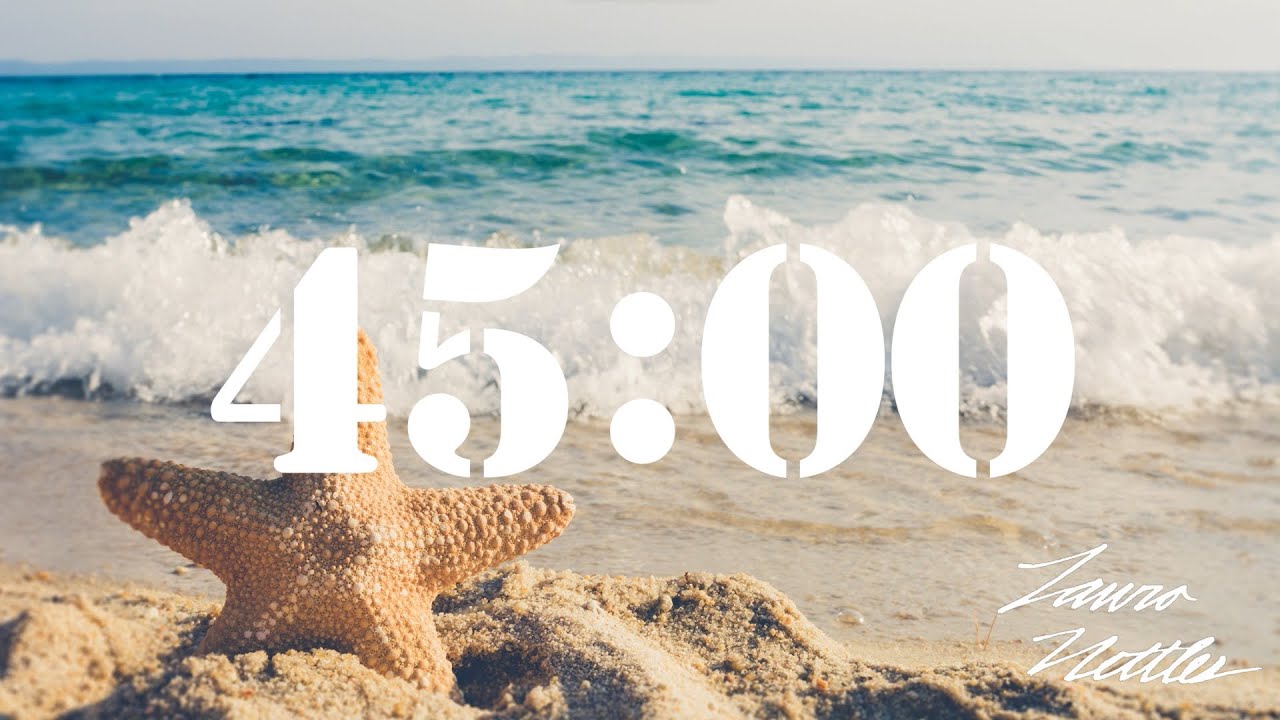 45 Minute Summer Beach Timer - YouTube