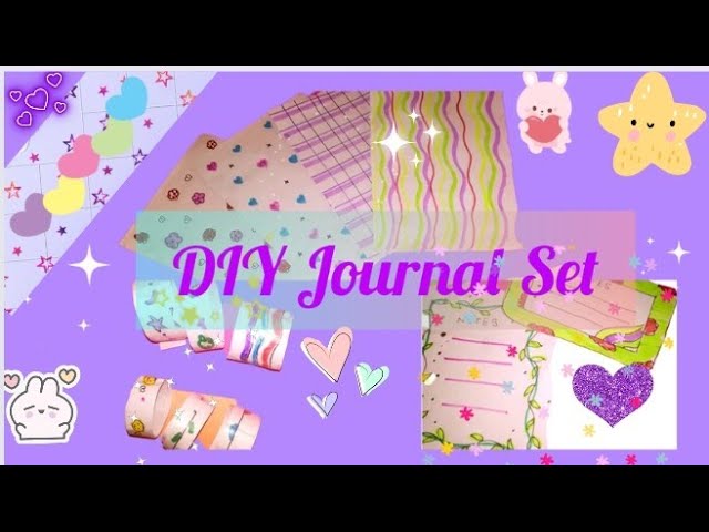 DIY JOURNAL SET / How to Make Journal Set at Home / DIY Journal