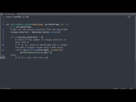 Leetcode 177. Nth