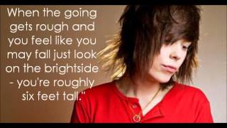 On The Brightside - Never Shout Never W Lyrics