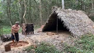 Primitive Technology  Tile Capped Mud Walls (REPLUAD)