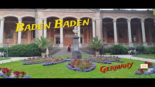Baden-Baden / Germany / 4 K / Walking Tour