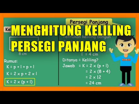 Video: Cara Mencari Keliling Persegi Panjang