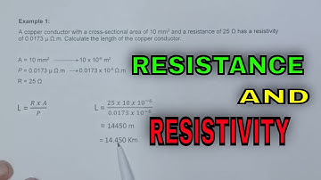 How to calculate Resistivity and resistance