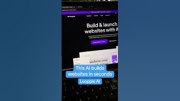 This AI builds websites in seconds! #aitools #aiwebsites #websitecreation #websitedevelopment