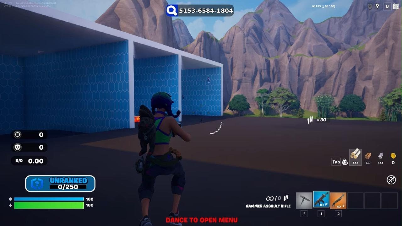 Aim training in fortnite on keyboard and mouse and controller