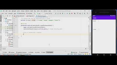 ListView and Array Adapter