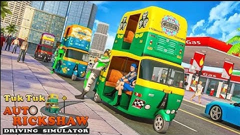 Tuk Tuk New Auto Rickshaw Driving Simulator Games | Car Games | Android IOS Funny Gameplay 5