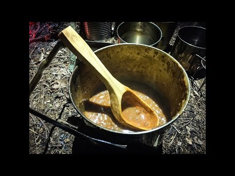 3 Days Camping - Carving a Ladle 7/10