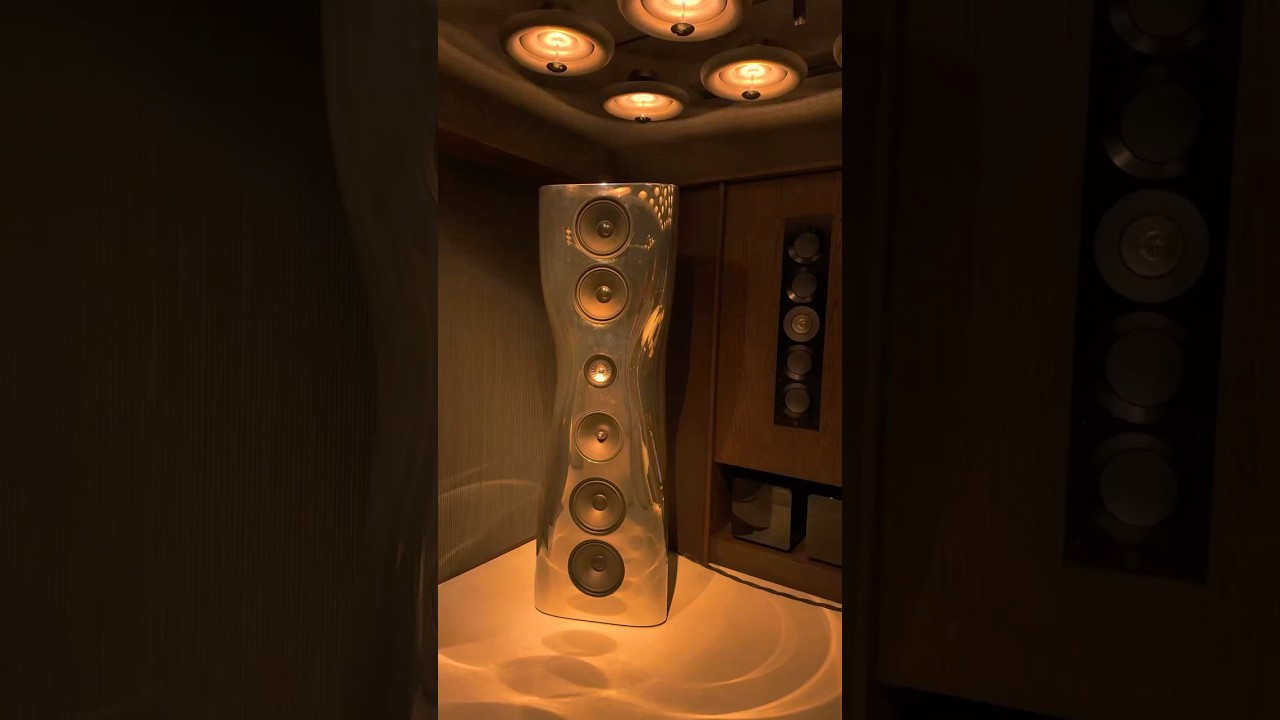 KEF Muon Speakers at the KEF Music Gallery in London