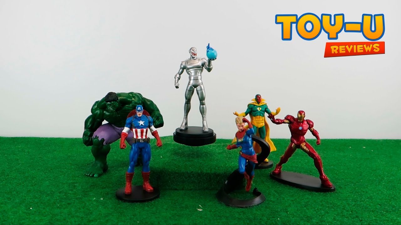 DISNEY Marvel Avengers Age of Ultron 6 Figurine Playset Unboxing Review