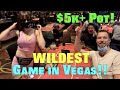 $5000+ ALL IN Pot In 5/10/20 NL @ WILDEST Poker Table In LV!!! Don't Miss! Poker Vlog Ep 162