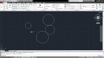 How to Create Circles in AutoCAD