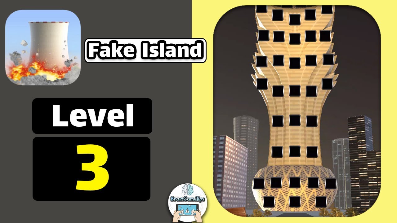 Fake Island: Demolish! - Level 3 Walkthrough