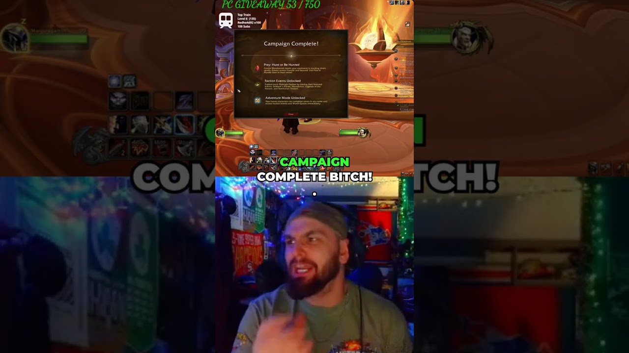 🎮 Midnight Campaign Complete #WorldofWarcraft #KickPartner
