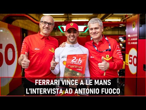 Festa Ferrari a Maranello per la vittoria a Le Mans: intervista da Antonio Fuoco