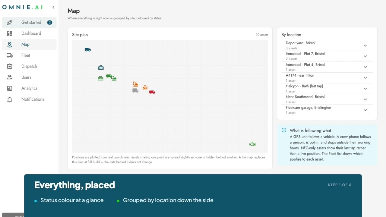 Ophelia: Vehicle & Plant Tracker video