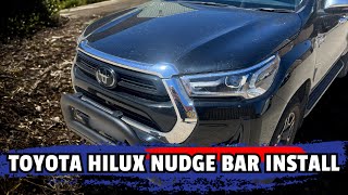 How To Install A Nudge Bar On A Toyota Hilux!