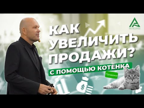 Как увеличить продажи с помощью котёнка. Дмитрий Норка.