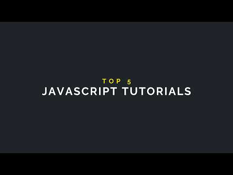 The Top 5 JavaScript Tutorials