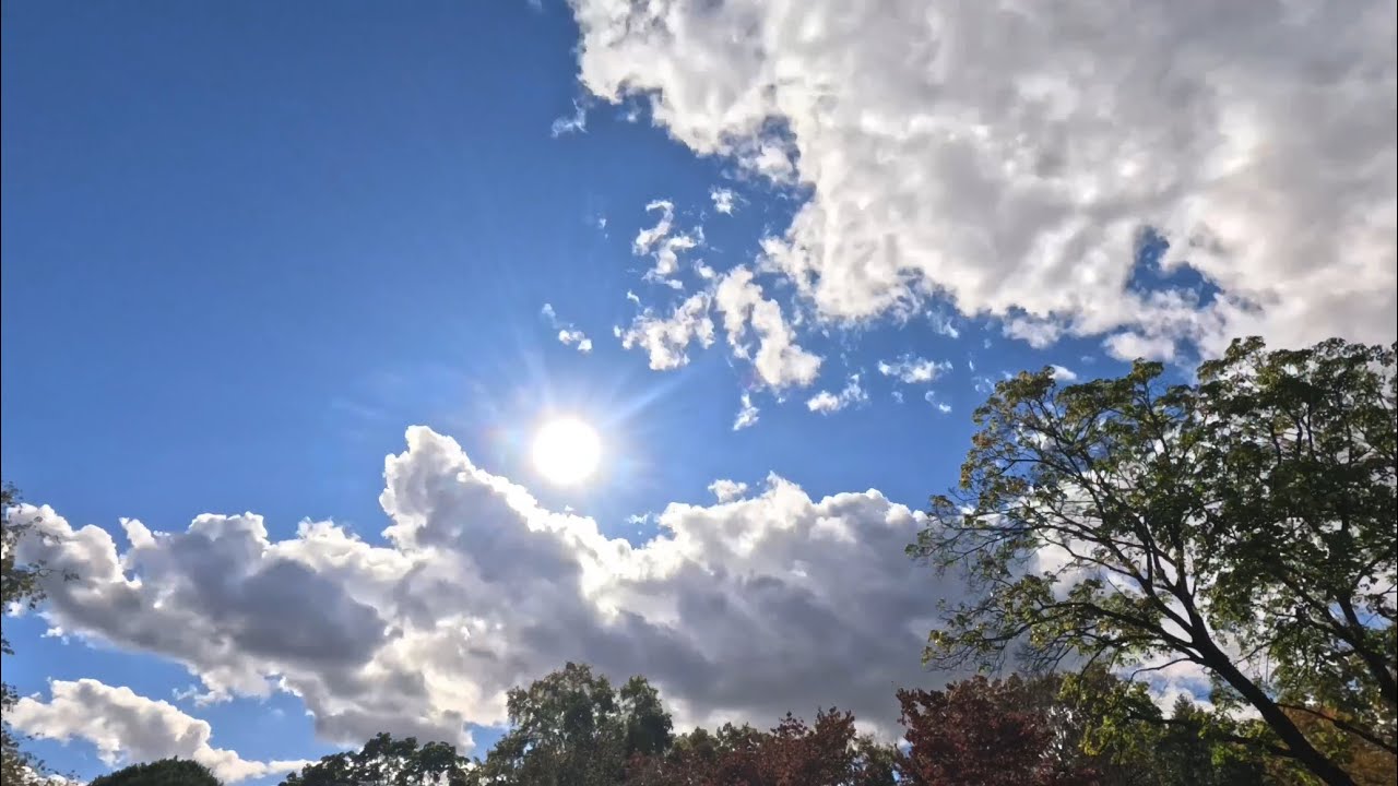 GWC Time Lapse - Afternoon Clouds and Sun - October 15, 2024 - YouTube