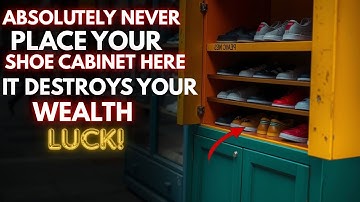 Never Put Your Shoe Cabinet Here — It Destroys Wealth Luck!|ISLAM TEACHING
