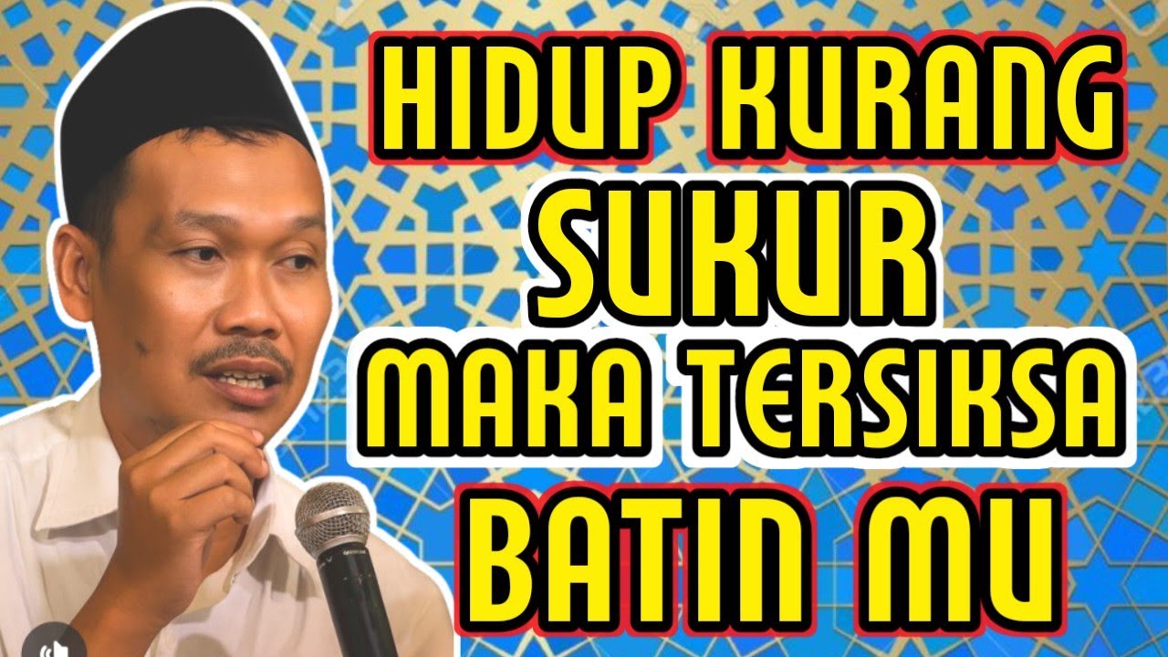 Pengajian gus baha || HIDUP KURANG SUKUR MAKA TERSIKSA BATIN MU #gusbaha #gusbahaterbaru