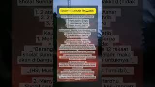Sholat Sunnah Rawatib