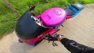 VINTAGE 1990's SPORTBIKE INLINE 4 WITH DIGITA GUAGE SPEEDOMETER AND NEW REWIRING